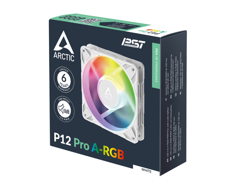 P12 Pro A-RGB 120mm ventilator beli (ACFAN00311A)