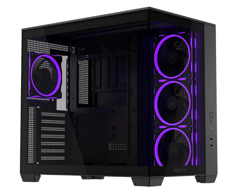 A32 PLUS TG ARGB micro-ATX kućište crno