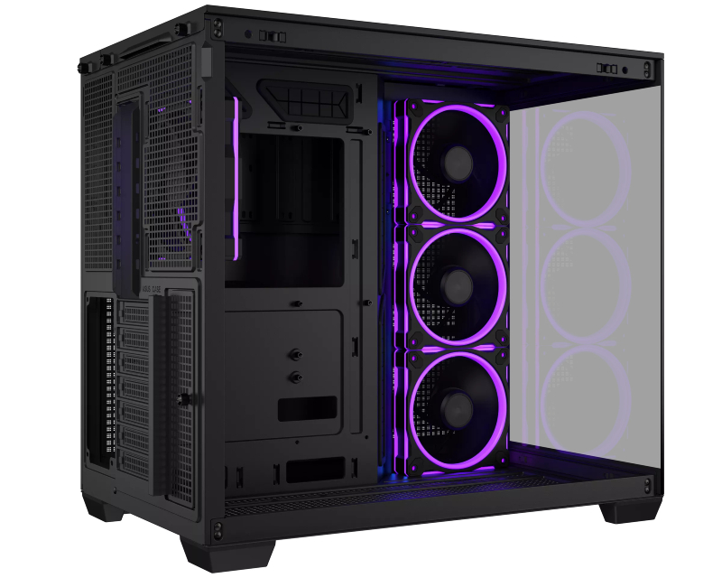 A32 PLUS TG ARGB micro-ATX kućište crno