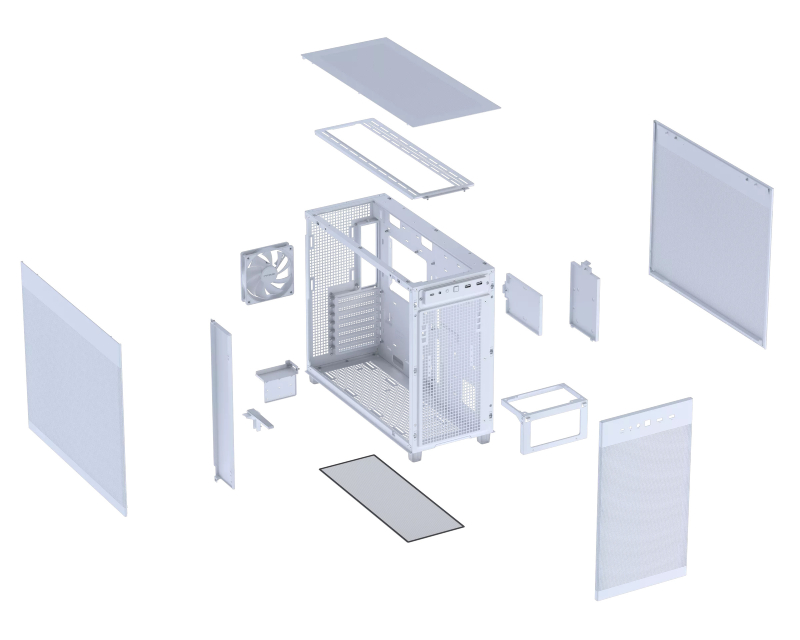 PRIME AP303 MESH WHITE micro-ATX kućište belo