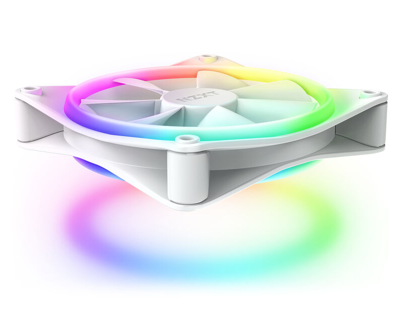 F120 RGB Duo ventilator beli
