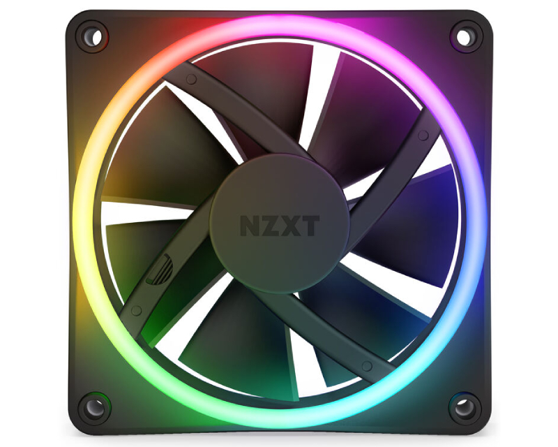 F120 RGB Duo ventilator crni