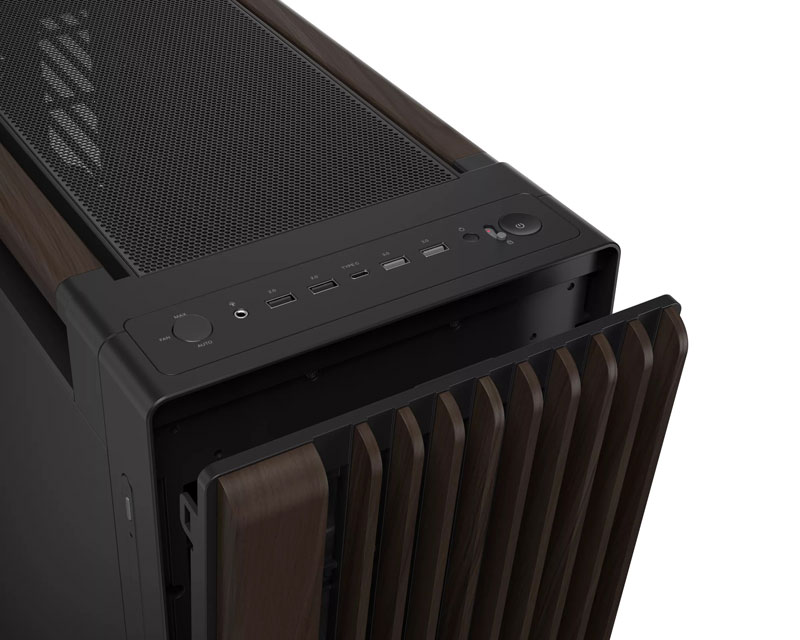 PROART PA602 WALNUT WOOD METAL PWM MODERN BLACK kućište crno