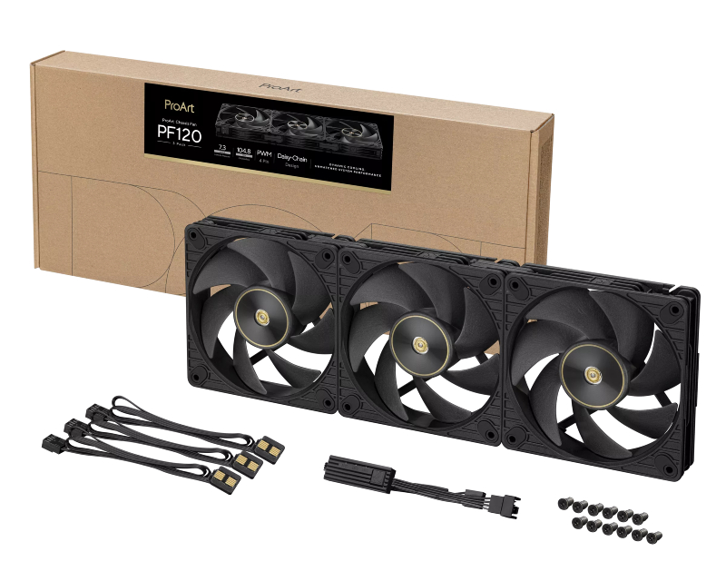 PROART PF120 FAN PWM BLACK 3IN1 ventilator