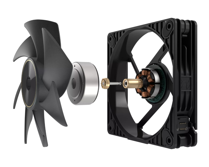 PROART PF120 FAN PWM BLACK ventilator crni