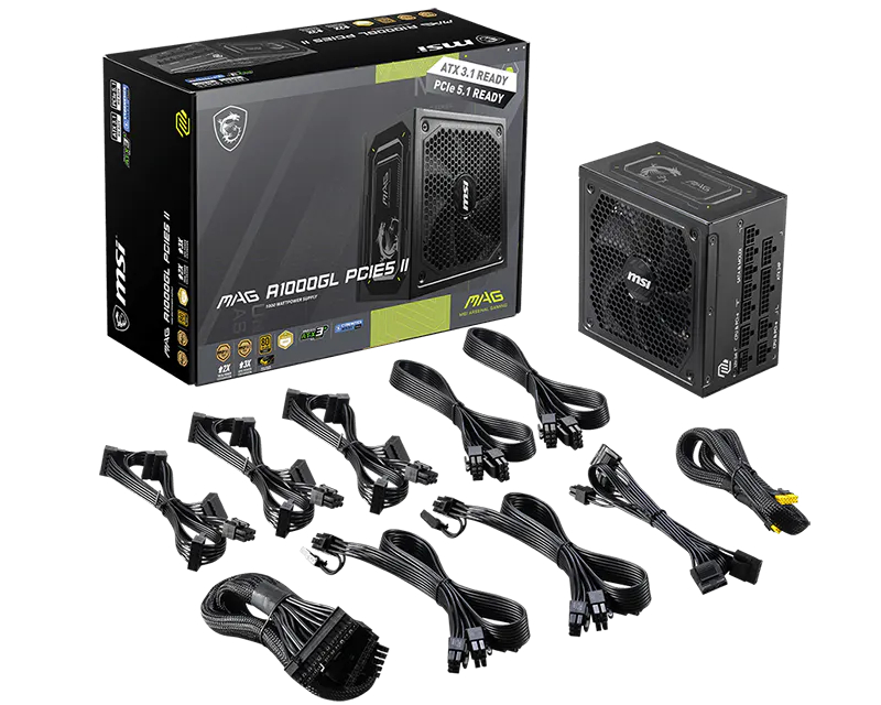 MAG A1000GL PCIE5 II 1000W napajanje 7Y