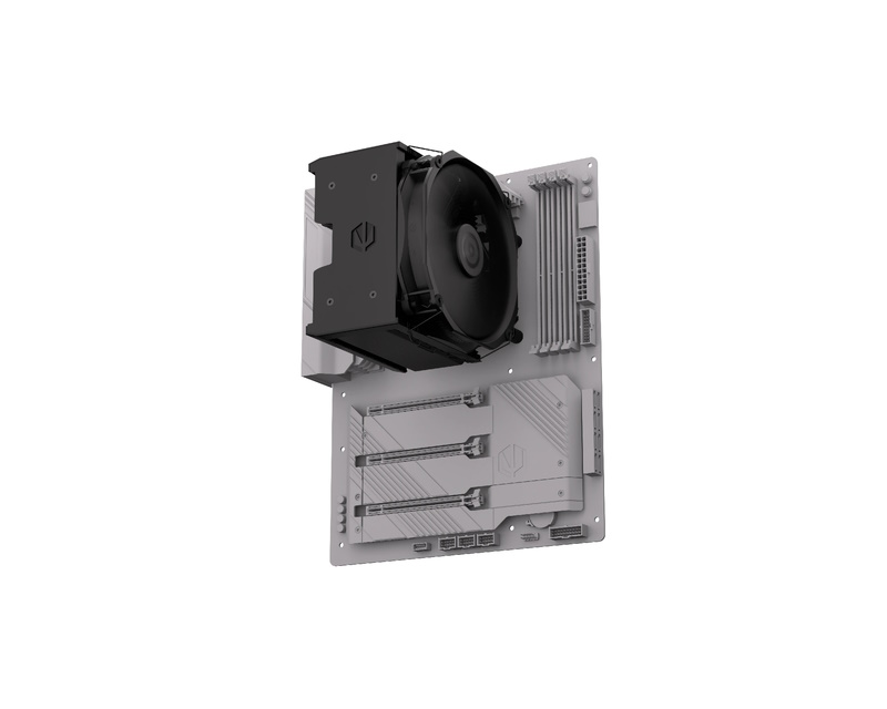 Fortis 5 Black crni procesorski hladnjak (EY3A013)