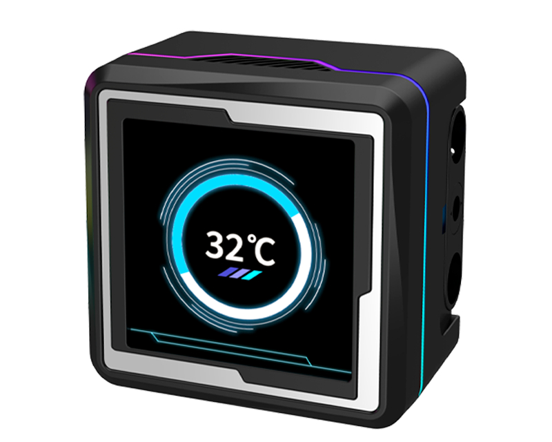 LM240 ARGB CPU LIQUID COOLER WITH ANIMATION DISPLAY - Vodeno hlađenje crno (LM240BK) F