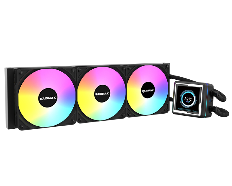 LM360 ARGB CPU LIQUID COOLER WITH ANIMATION DISPLAY - Vodeno hlađenje crno (LM360BK) F