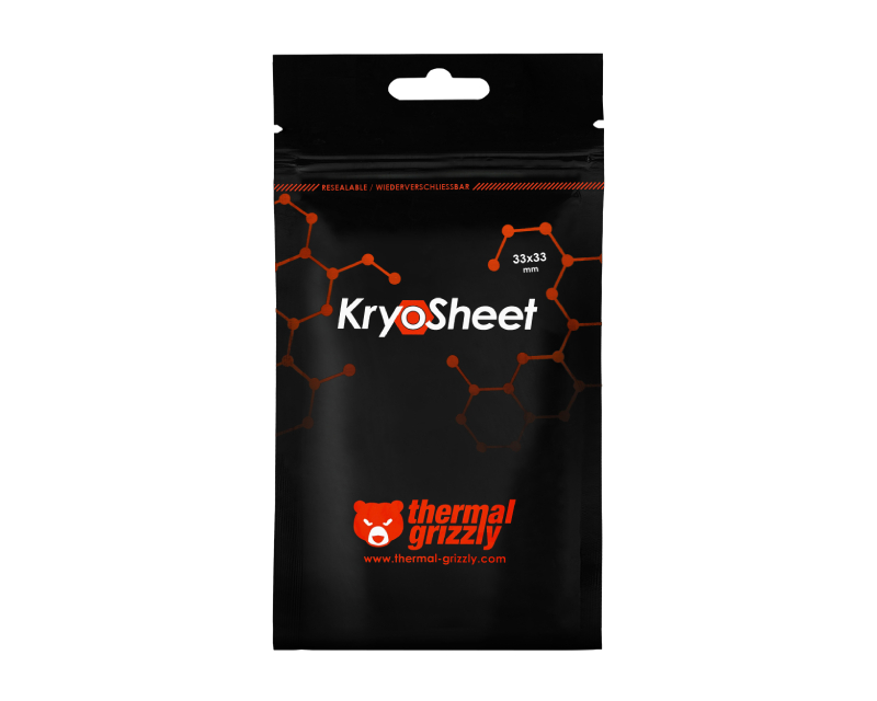 TG KryoSheet - 33x 33x 0,2 mm termal pad (TG-KS-33-33)