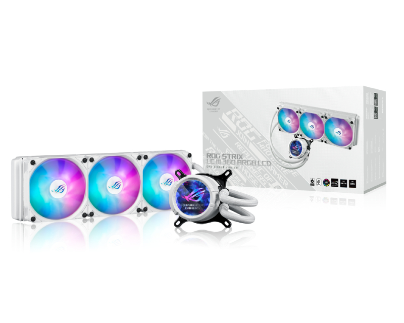 ROG STRIX LC III 360 ARGB LCD WHT vodeno hlađenje belo