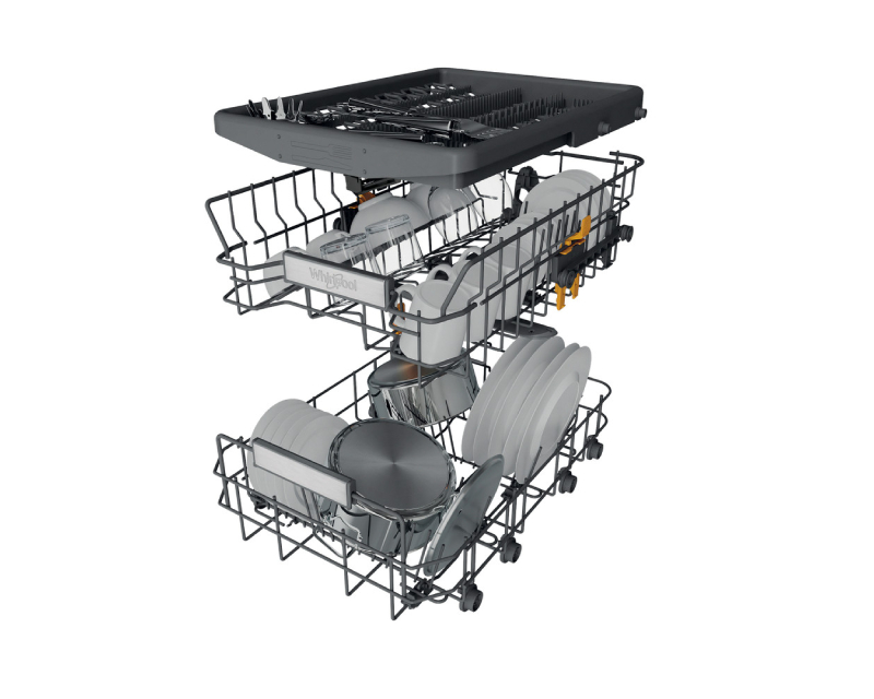 Whirlpool Mašina za pranje sudova WH6FB10BS7A0X