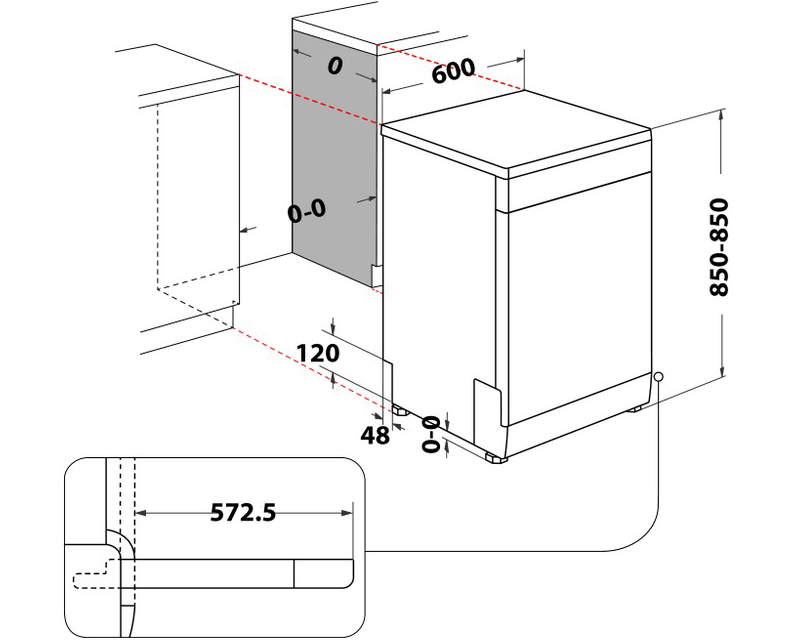 WH4FFC14BN6W mašina za pranje sudova - 60cm