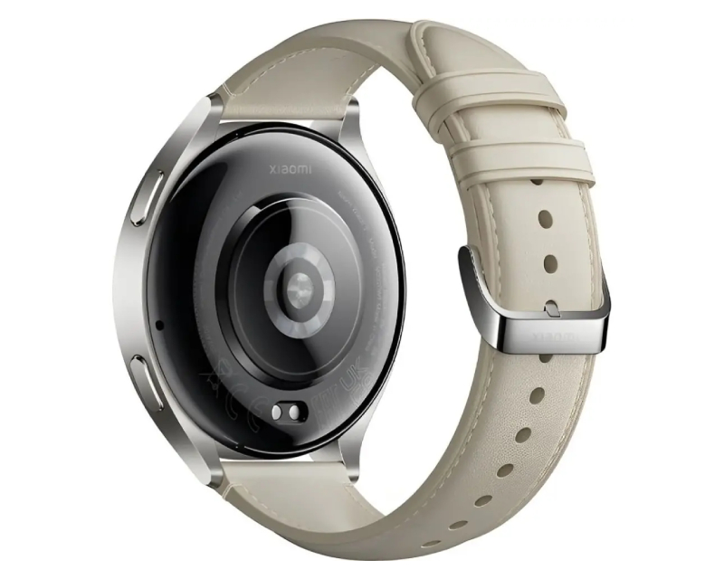 Watch 2 Titan Gray Case With White Leather Strap (BHR9306GL)