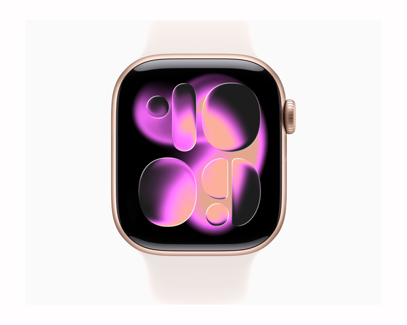 Watch S11 GPS 42mm Rose Gold Aluminium Case with Light Blush Sport Band - M/L (meu44rk/a)