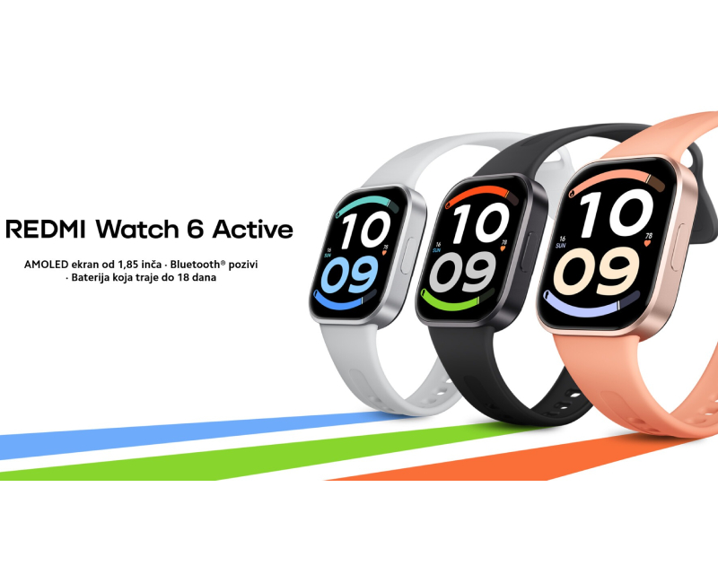 REDMI Watch 6 Active Midnight Matte Silver sat (BHR09CXGL)