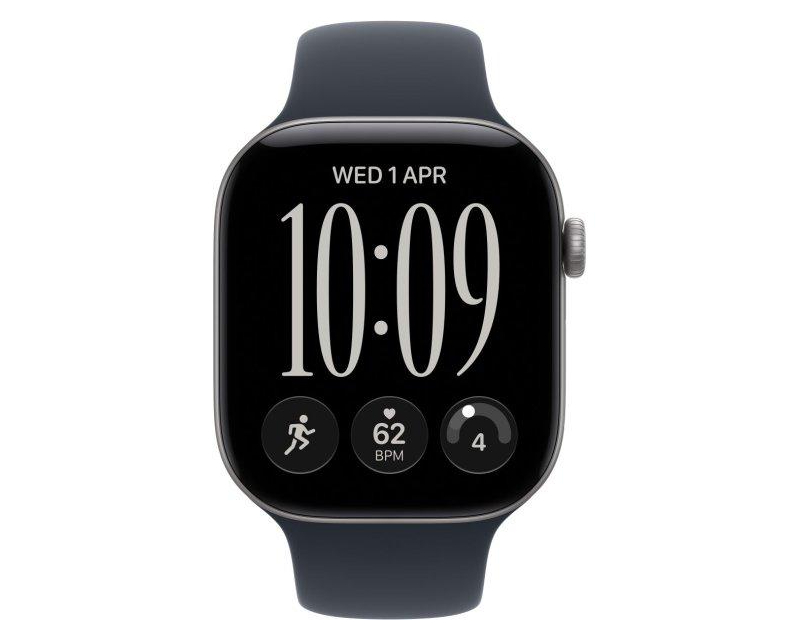 Watch S12 GPS 42mm Space Grey Aluminium Case with Navy Blue Sport Band - M/L (mje94et/a)