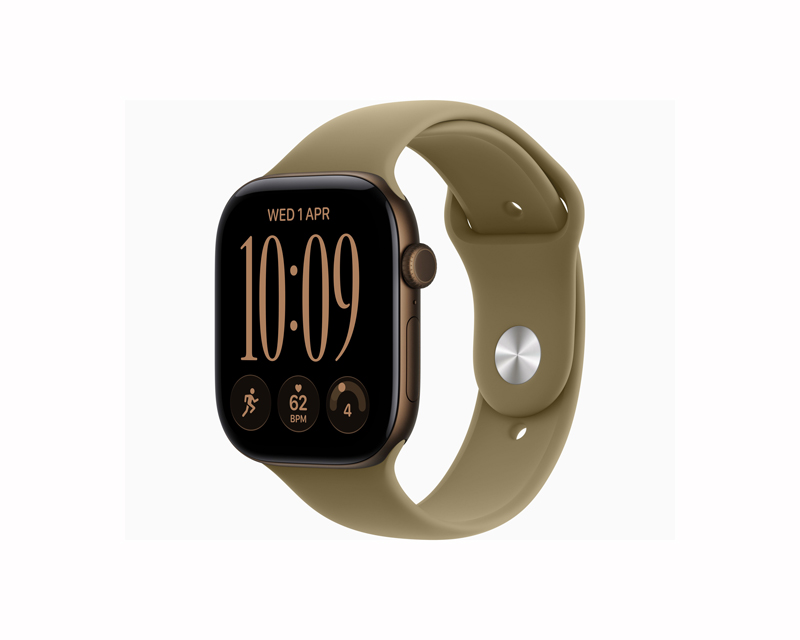 Watch S12 GPS 42mm Dark Bronze Aluminium Case with Olive Sport Band - S/M (mjef4et/a)