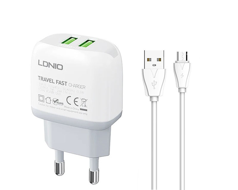 Q229 USB/Tip C QC3.0 20W punjač + kabl Micro