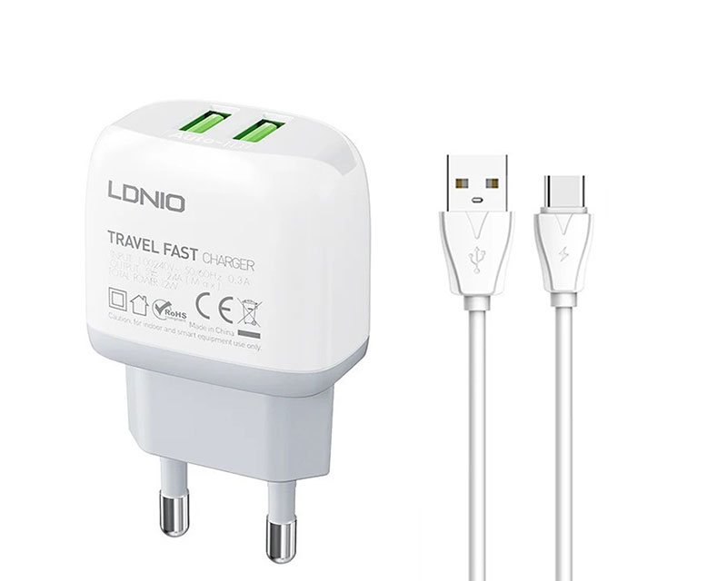 Q229 USB/TIP C QC3.0 20W punjač + kabl Tip C