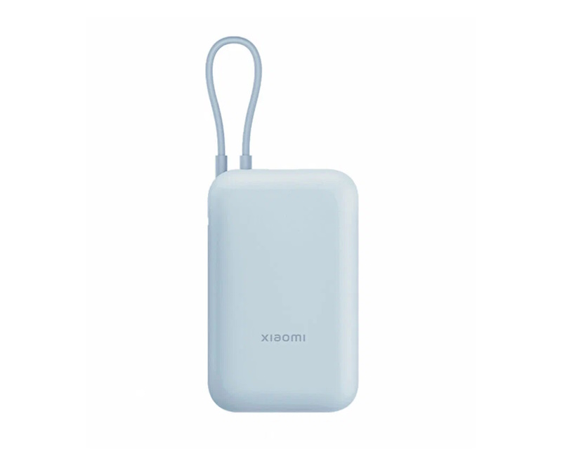 XIAOMI Power Bank 10000mAh (Integrated Cable) Ice Blue (BHR9073GL) 