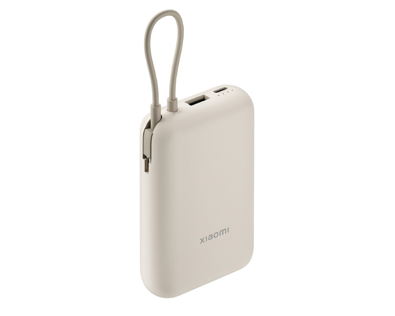 Power Bank Integrated Cable Tan
