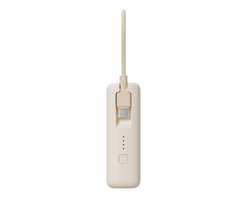 33W Power Bank 10000mAh (Integrated Cable) Tan (BHR9333GL)