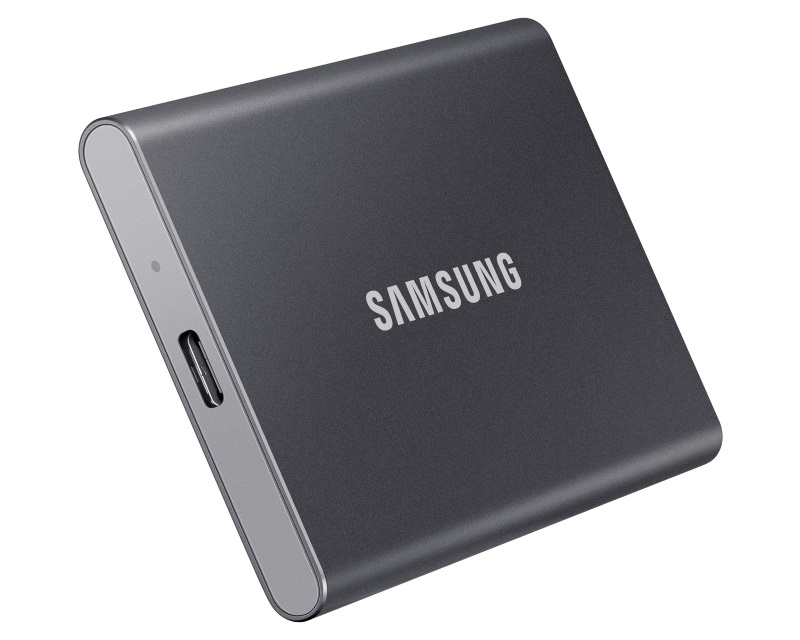SAMSUNG Portable T7 1TB Eksterni SSD MU-PC1T0T Sivi