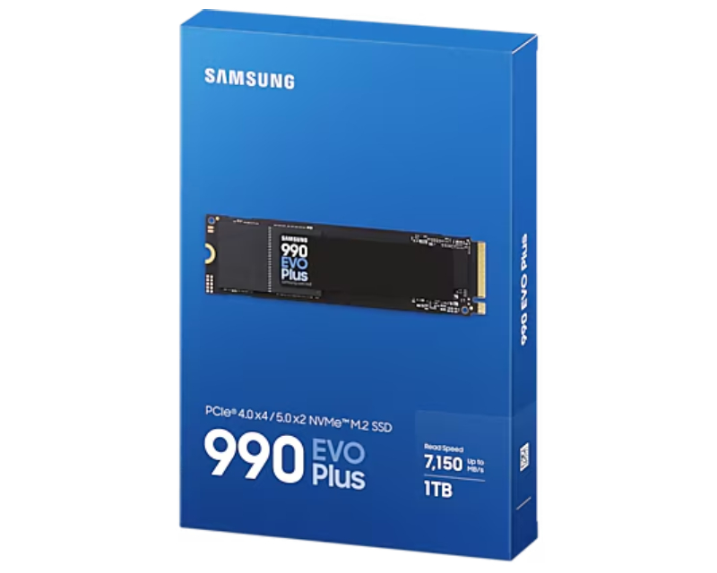 Samsung 1TB M.2 990 EVO Plus (MZ-V9S1T0BW) SSD disk PCle 4.0