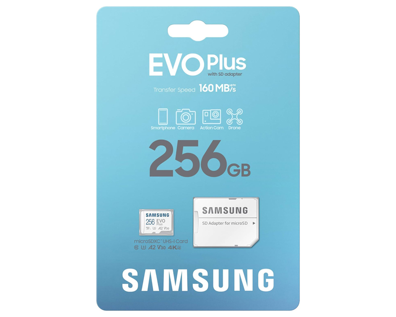 Samsung EVO Plus micro XCSD Class 10 memorijska kartica sa adapterom 256GB