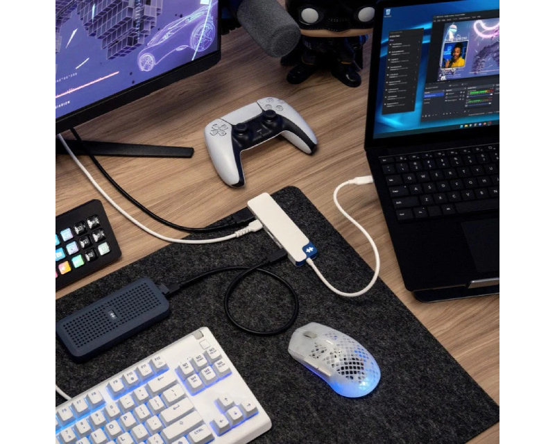 HyperDrive Flex 5 Port USB-C Hub beli (HD4101BUGL)