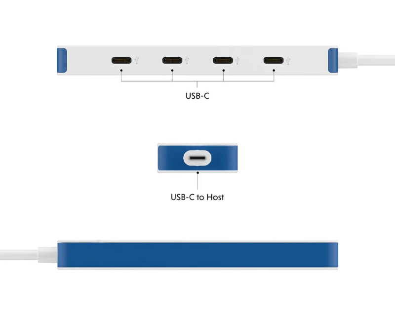 HyperDrive Flex 4 Port USB-C Hub plavi (HD5201BUGL)