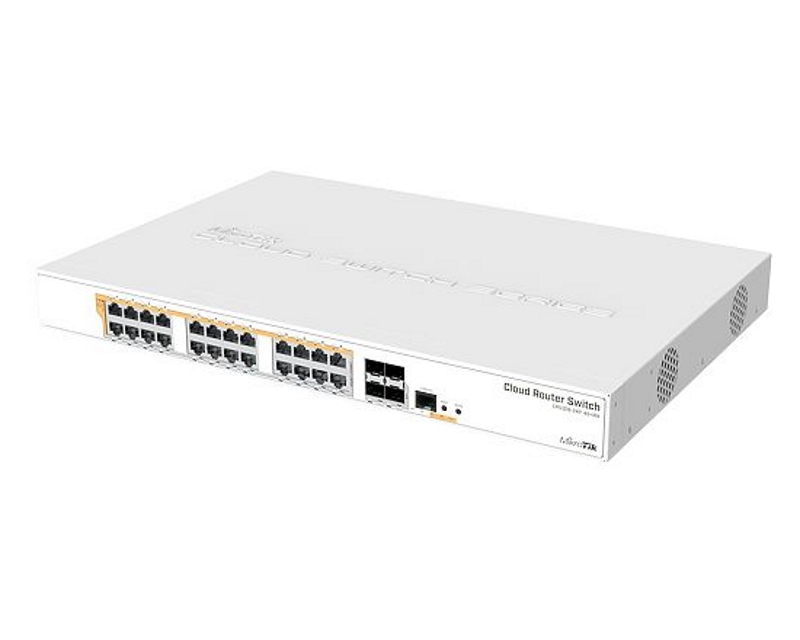 (CRS328-24P-4S+RM) RouterOS 5L ili SwitchOS dual boot PoE switch (48825)