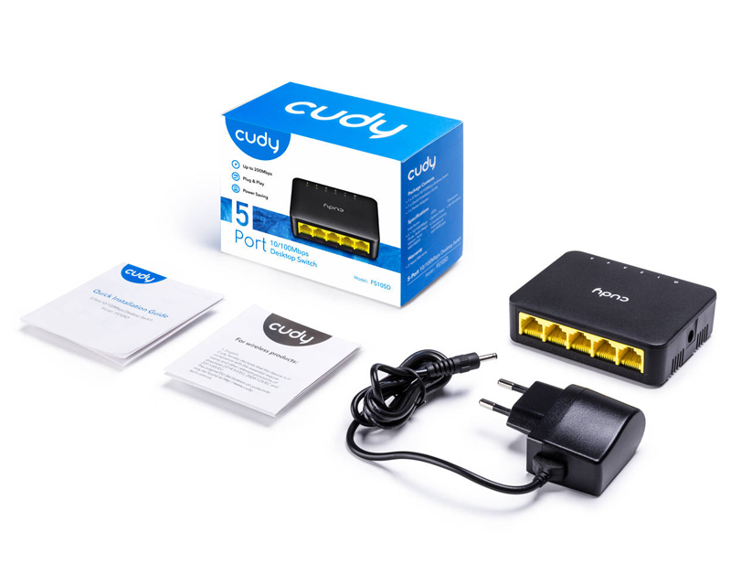 CUDY FS105D 5port switch
