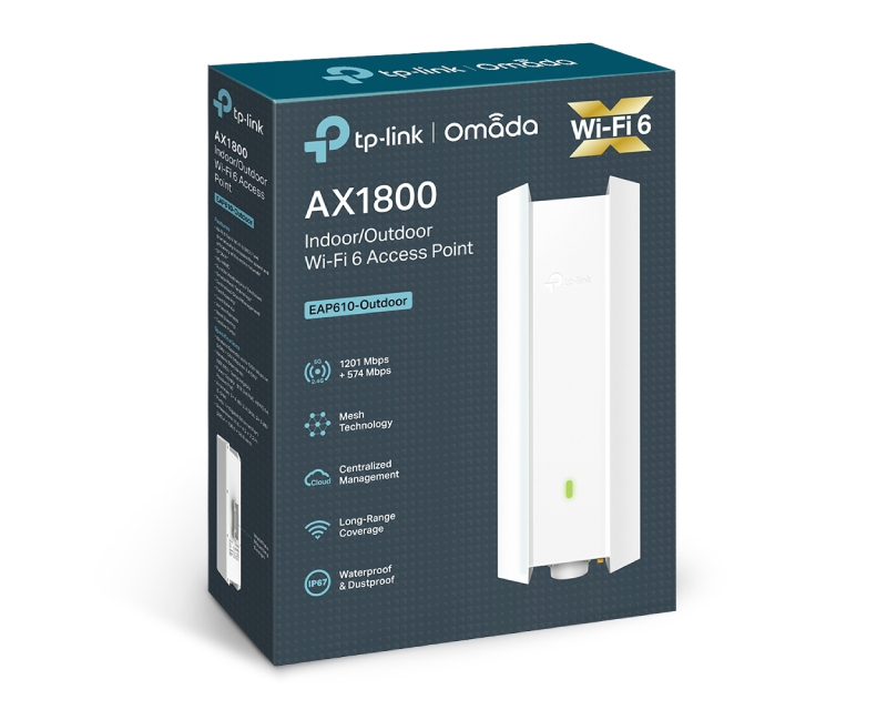 EAP610- Outdoor(EU) AX1800 Indoor/Outdoor OMADA ACCESS POINT SPOLJNI WI-FI 6 IP67