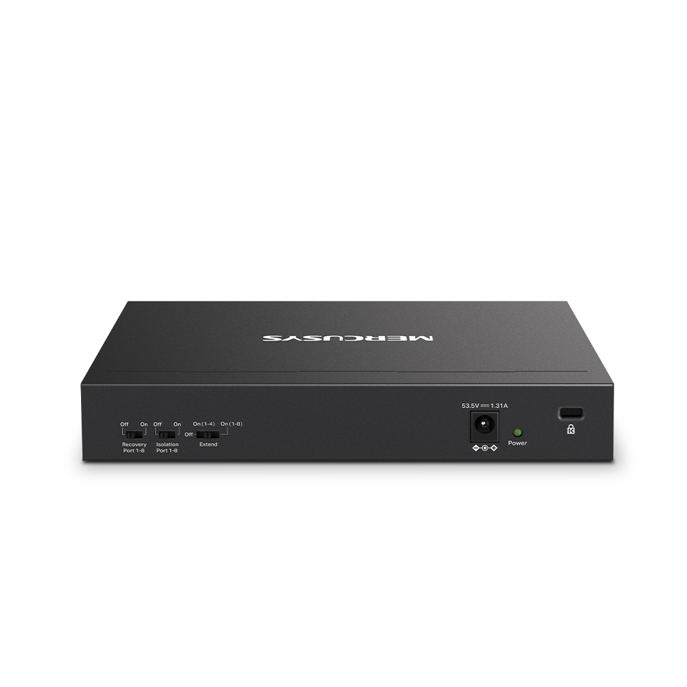 MS110P(UN) 0-Port 10/100Mbps Desktop Switch with 8-Port PoE+