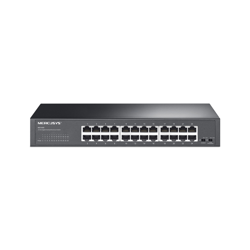 MS124GS(UN) 24-Port Gigabit Desktop/Rackmount Switch