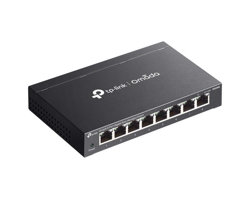 ES208G(UN) Omada 8-Port Gigabit Easy upravljivi Switch