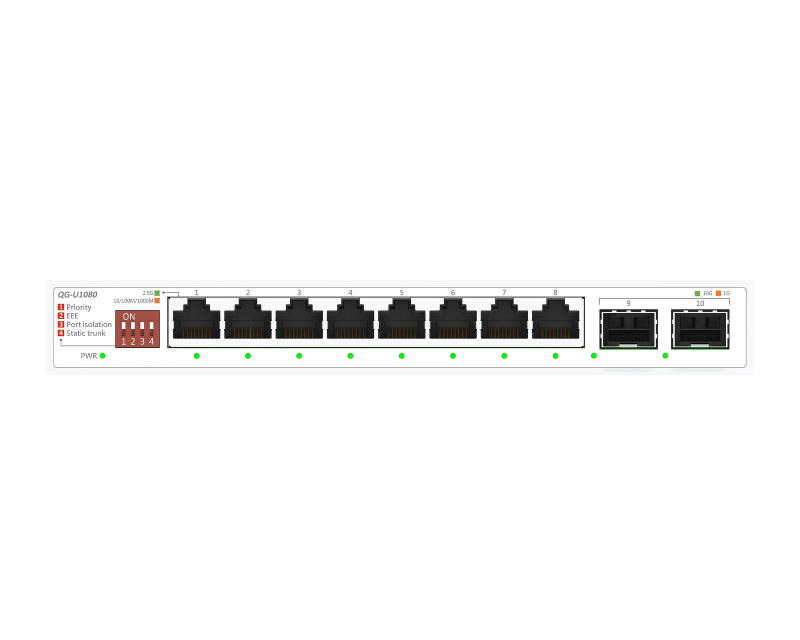 QG-U1080 8-port + 2-port 10G switch beli