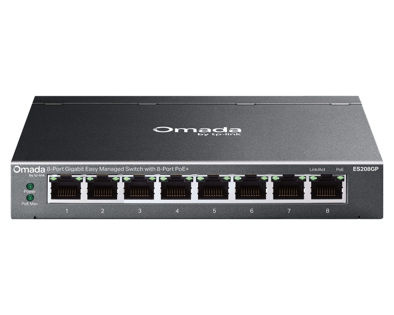 ES208GP Omada 8-Port Gigabit Easy upravljivi Switch