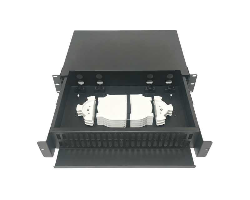 Fiber patch panel/48-port/2U/SC/DX