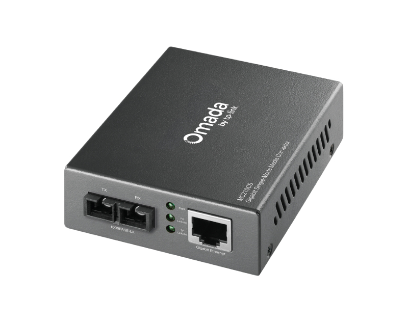 Gigabit fiber single-mode konverter dometa