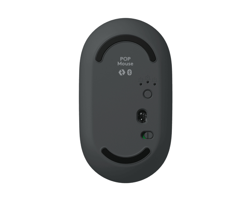 Pop Mouse with Emoji, graphite miš