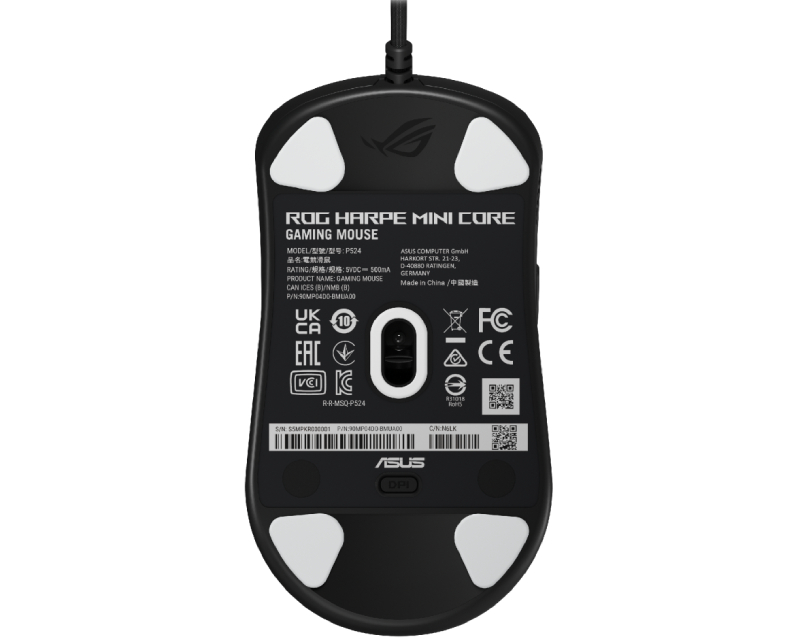 P524 ROG HARPE MINI CORE  Gaming USB miš crni