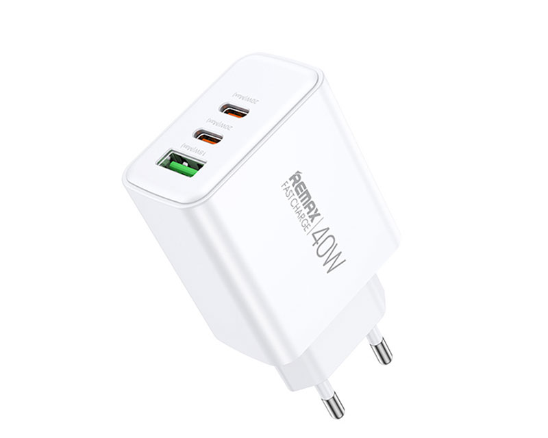 RP-U123 Punjač 40W+QC beli