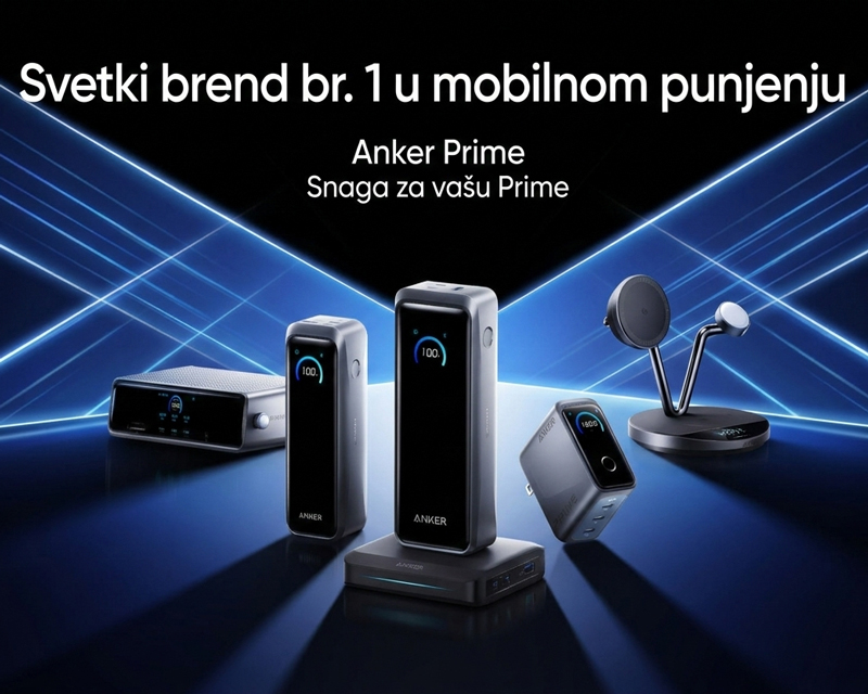 Prime 26250mAh, 300W, Power Bank za laptop crni