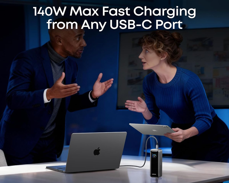 Prime 20000mAh, 220W, Power Bank za laptop crni