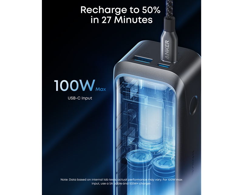 Prime 20000mAh, 220W, Power Bank za laptop crni