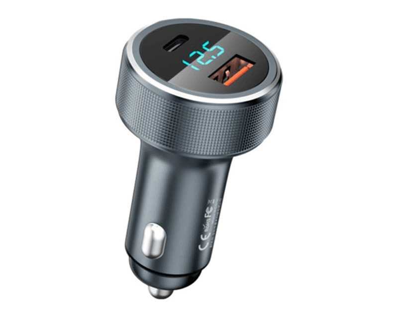 RCC-215 58.5W PD+QC 1A+1C auto punjač crni
