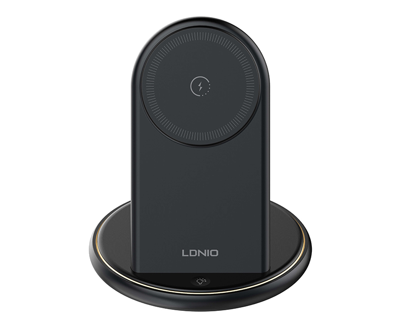 WL02 5u1 Wireless 30W Punjač crni